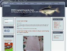 Tablet Screenshot of captainhowards.com